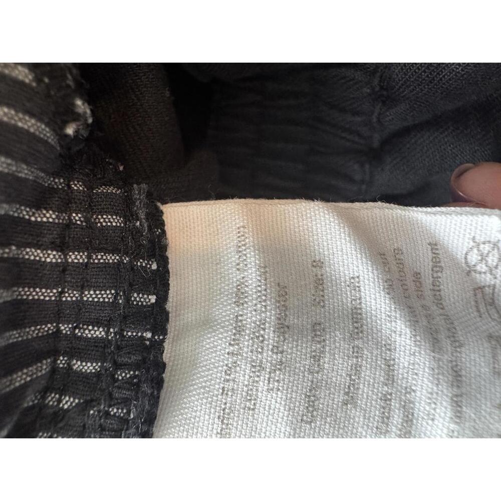 TOAST Women's Alix Italian Cotton Linen Pants Navy Blue Size 8 - Picture 5 of 10